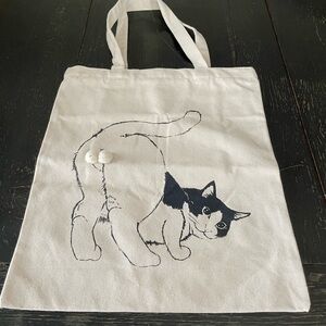 Naughty Cat Tote Bag NWOT
